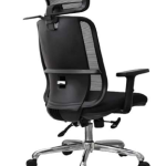 كرسى مدير ظهر عالي شبك - DW 801 A - Black - يدات متحركة - نجمة معدن