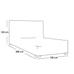 ⁦غرفة نوم Bedroom -21 مكونة من 3 قطع - 2 سرير خشب + دولاب⁩ - الصورة ⁦3⁩