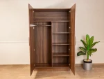 ⁦غرفة نوم Bedroom -17 مكونة من 4 قطع - سرير خشب + دولاب + كمود + مكتب⁩ - الصورة ⁦8⁩