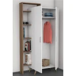 ⁦غرفة نوم Bedroom -13مكونة من 4 قطع - سرير خشب + دولاب + كمود + مكتب⁩ - الصورة ⁦3⁩