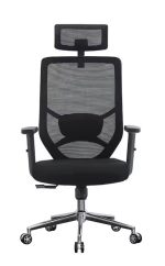 ⁦كرسى مدير ظهر عالي شبك - موديل DW 409 A - Black - يدات متحركة - نجمة معدن⁩ - الصورة ⁦5⁩