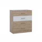 ⁦غرفة نوم Bedroom -18 مكونة من 4 قطع - سرير خشب + دولاب + كمود + وحدة الادراج⁩ - الصورة ⁦5⁩