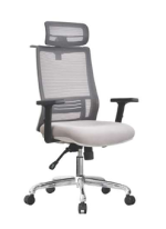 ⁦كرسى مدير ظهر عالي شبك - DW 803 A - White - يدات متحركة - نجمة معدن⁩ - الصورة ⁦2⁩