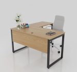 ⁦مكتب 140 سم موديل Metaly Plus 3#5 + Side مقاس 140 * 120 * 75 سم شامل سايد جانبي + وحدة ادراج⁩ - الصورة ⁦3⁩