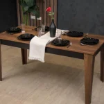 ترابيزة طعام / كافيتريا - D-Table 120 * 80 cm - 02 - بدون الكراسي