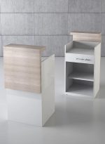 كاونتر استقبال 80 سم موديل Prime S-4 مقاس 80 * 60 * 110 سم