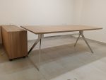⁦مكتب 200 سم موديل Stainless مقاس 200 * 160 * 75 سم شامل سايد جانبي بالادراج⁩ - الصورة ⁦2⁩